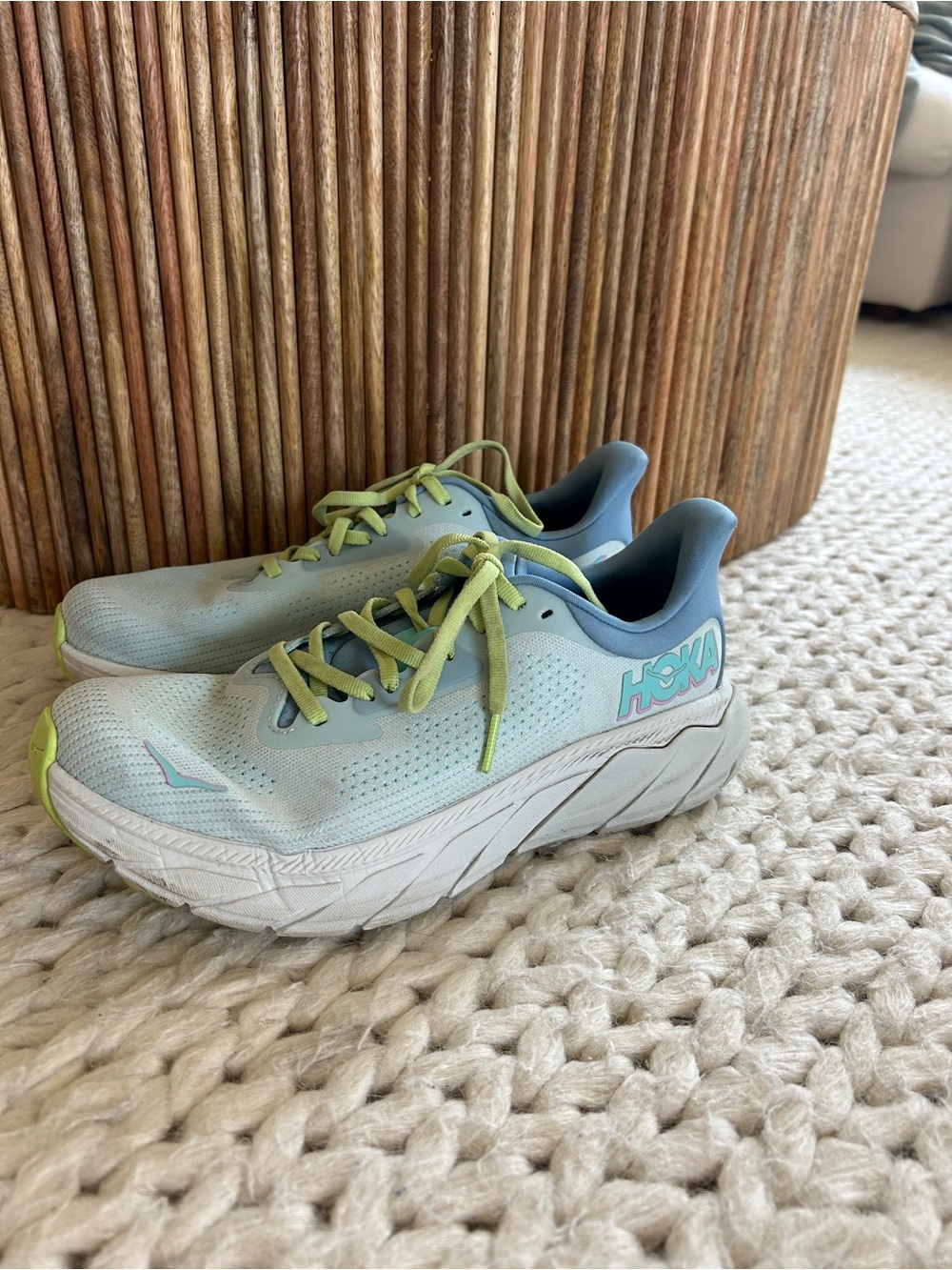 Hoka Arahi 7 Running Stability Trainer Illusion Dusk Blue - Woman’s Size 8.5